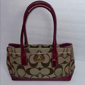 Coach Madeline Turnlock Satchel